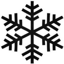 Snowflake Stickers – Winter Snow Crystal Decals (2-Pack)
