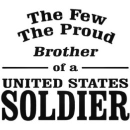 Brother of a US Soldier Stickers – Army Pride (2-Pack)