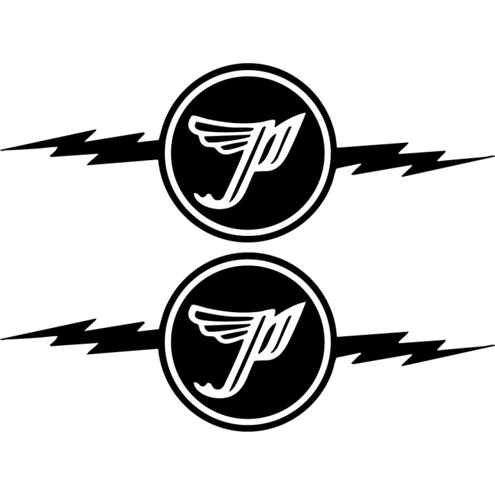 The Pixies Lightning Bolt Stickers – Band Decals (2-Pack)