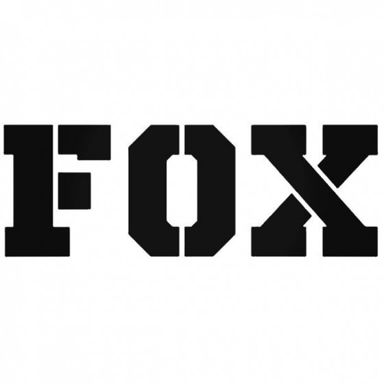 Fox 2 Decal Sticker