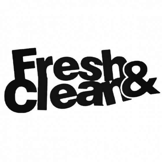 Fresh Clean Decal Sticker