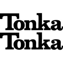 Tonka Stickers – Steel Toy Truck Nostalgia Decals (2-Pack)