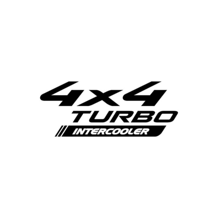Buy Toyota 4x4 Turbo Intercooler Logo Vinyl Decal Sticker Online