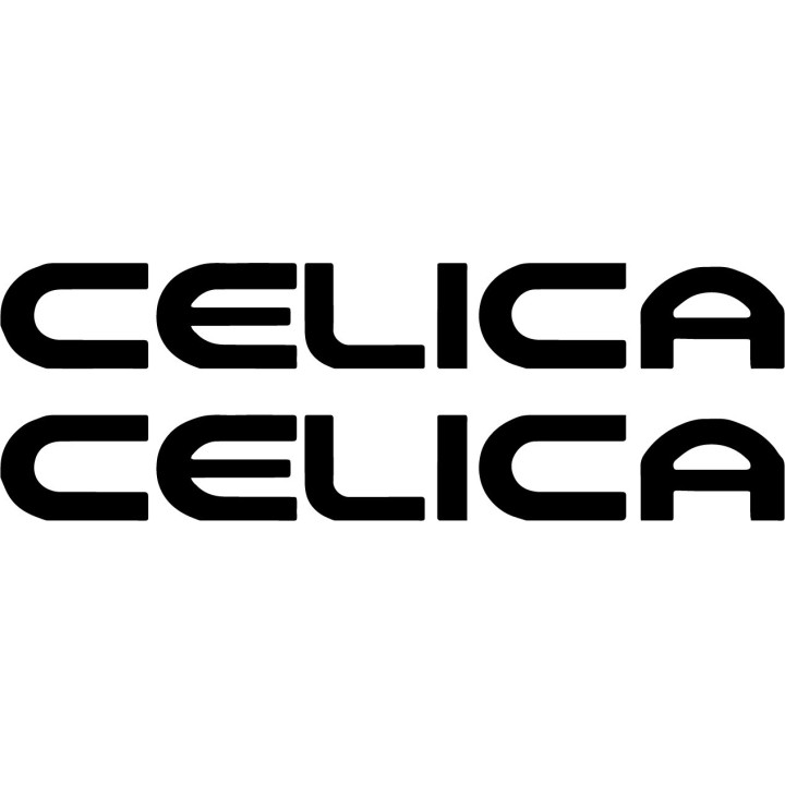 Toyota Celica Stickers – GT Four ST205 ZZT231 Sport Coupe Vinyl Decals (2-Pack)