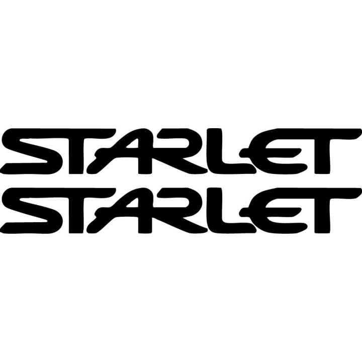 Toyota Starlet Stickers – EP91 Glanza JDM Hot Hatch Vinyl Decals (2-Pack)