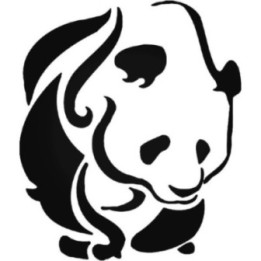 Buy Tribal Panda Bear Vinyl Decal Sticker Online