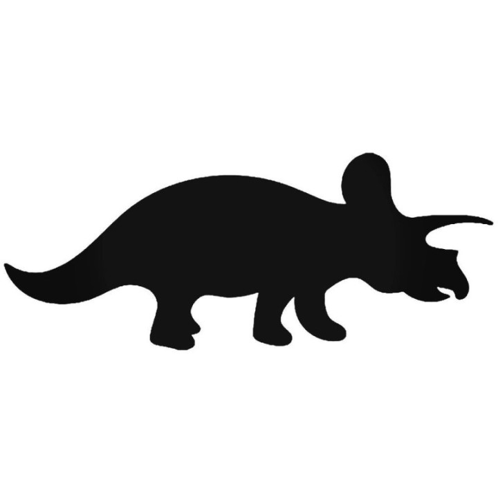 Buy Triceratops Dinosaur 1 Vinyl Decal Sticker Online