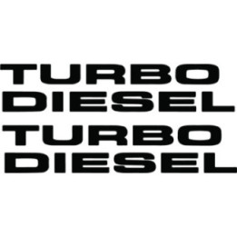 Turbo Diesel Stickers – HD Truck Performance Engine Decals (2-Pack)