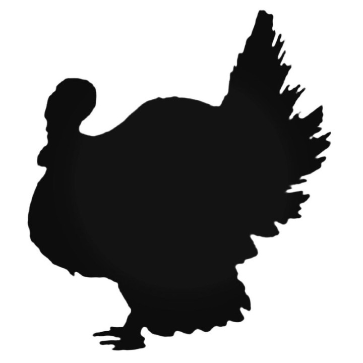 Buy Turkey Silhouette Decal Sticker Online