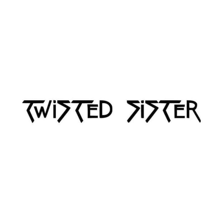 Twisted Sister Stickers – Glam Metal Rock Decals (2-Pack)