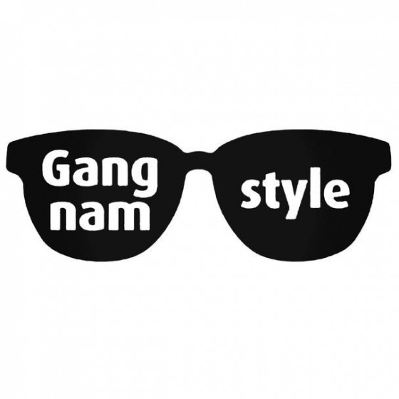 Gangnam Style Decal Sticker