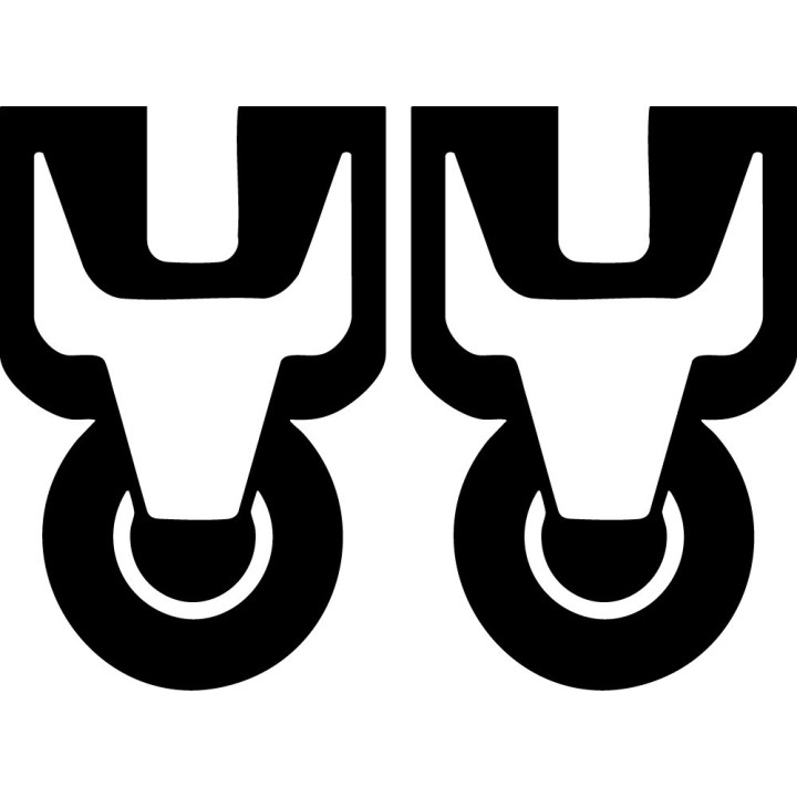 Unimog Stickers - Mercedes Off-Road Utility Decals (2-Pack)