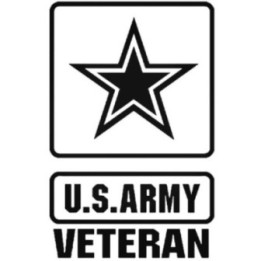 US Army Veteran Stickers – Military Decals (2-Pack)