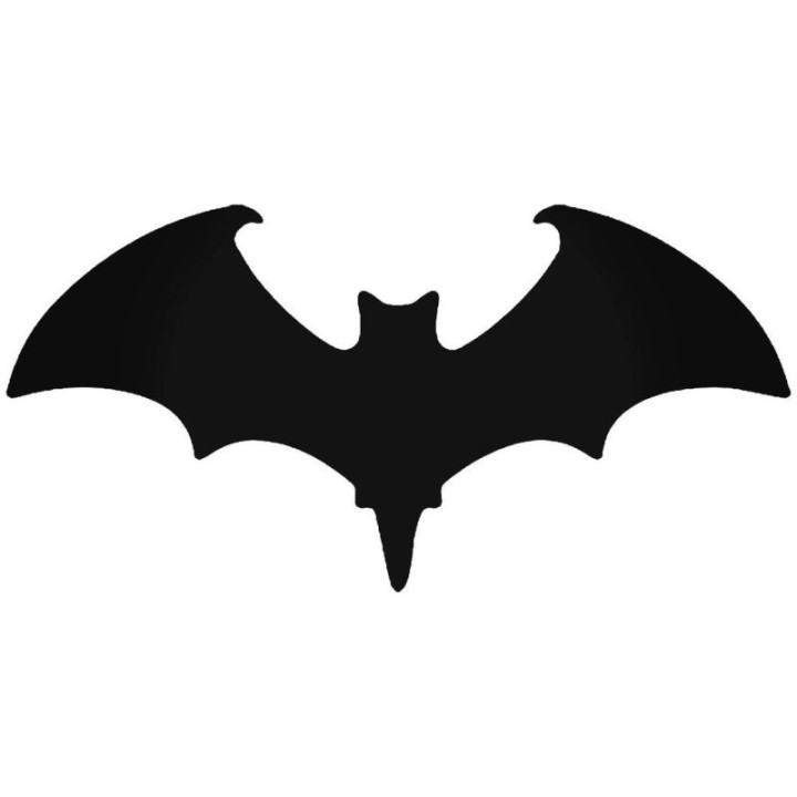 Bat Silhouette Stickers – Halloween Gothic Decals (2-Pack)