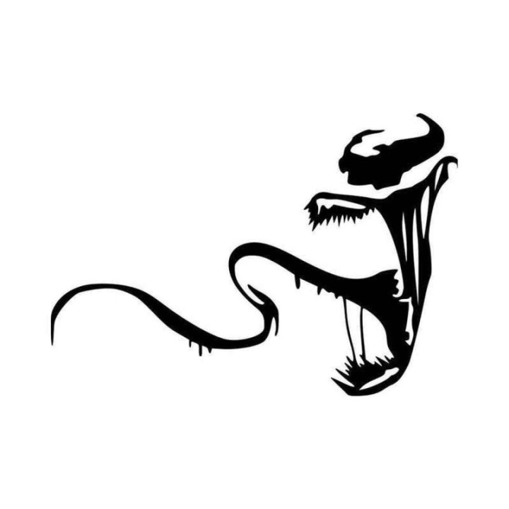 Venom Symbiote Stickers – Marvel Carnage Decals (2-Pack)