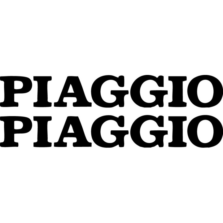 Vespa Piaggio Script Stickers – GTS Sprint Primavera Decals (2-Pack)