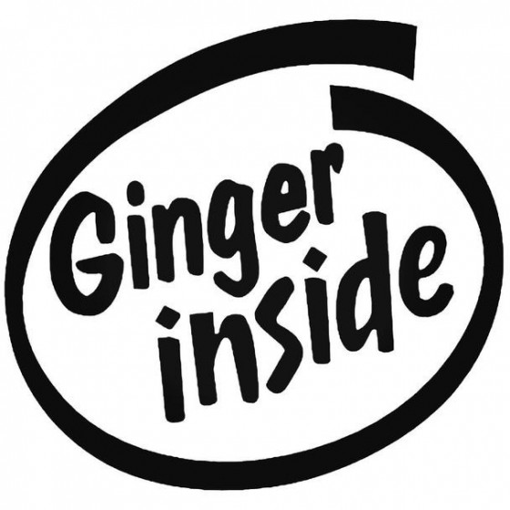 Ginger Inside Sticker