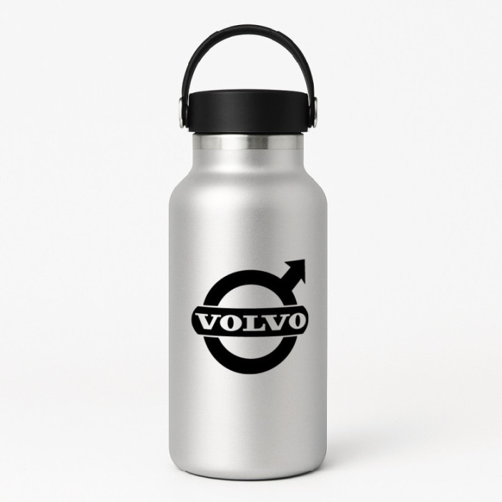 Volvo Vintage Logo Stickers – Classic Retro Car Decals (2-Pack)