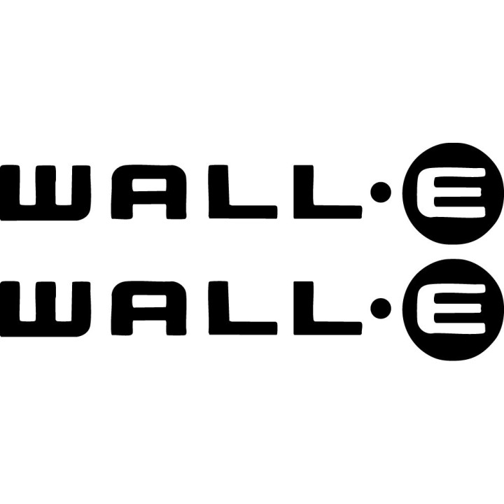 WALL·E Stickers – Pixar Disney Robot Decals (2-Pack)