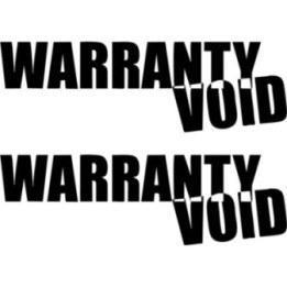 Buy Warranty Void Vinyl Decal Sticker Online