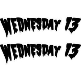 Wednesday 13 Stickers – Horror Punk Band Decals (2-Pack)