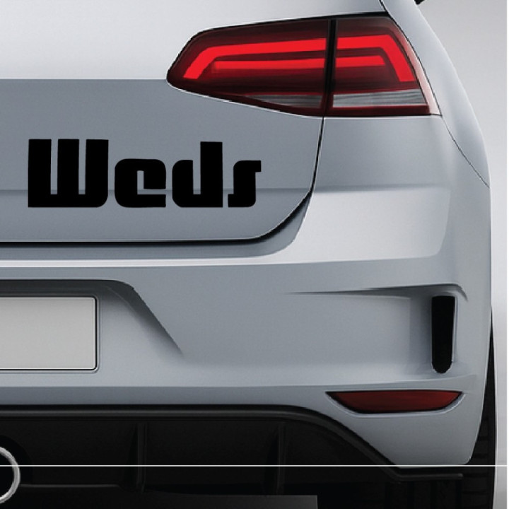 Buy Weds S Vinl Car Graphics Decal Sticker Online