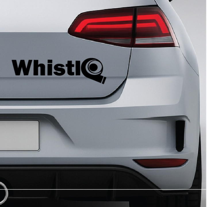 WhistlQ Turbo Stickers – Boost Performance Decals (2-Pack)