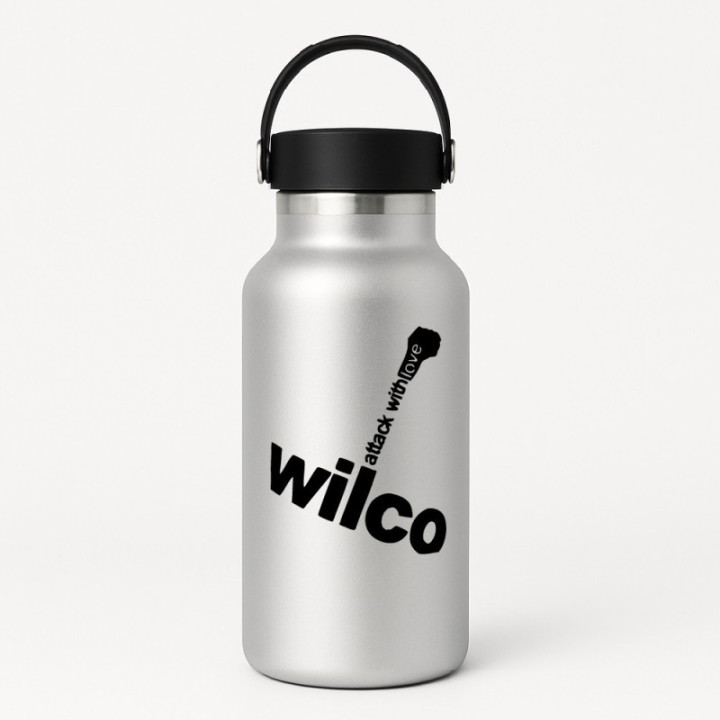 Wilco Attack With Love Stickers – Band Decals (2-Pack)