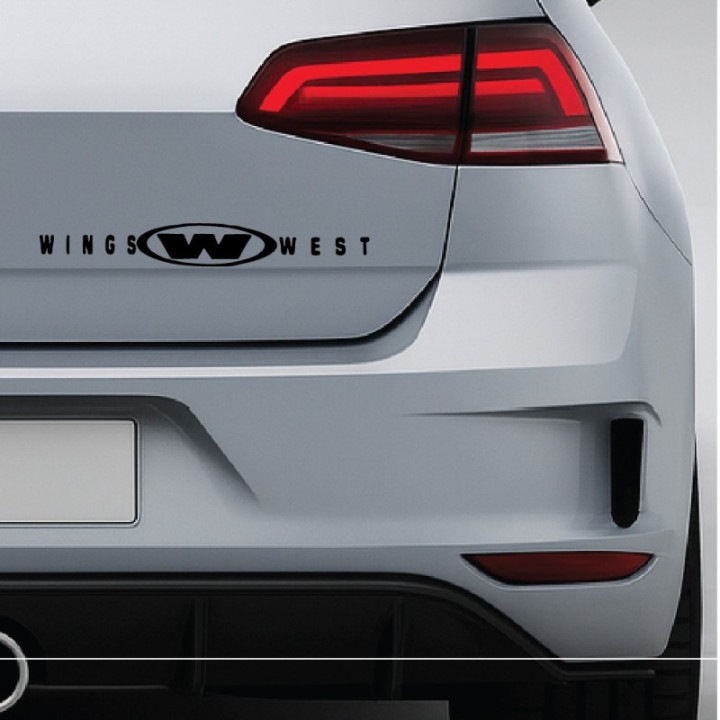 Buy Wings West 3 Vinyl Decal Sticker Online