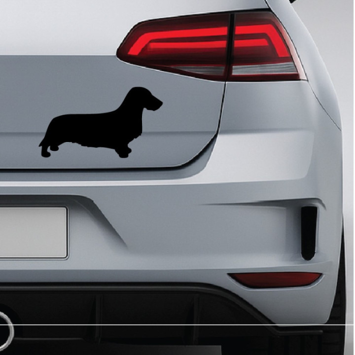 Buy Wirehaired Dachsund Dog 3 Vinyl Decal Sticker Online