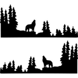 Buy Wolf 4 Decal Sticker 1 Online