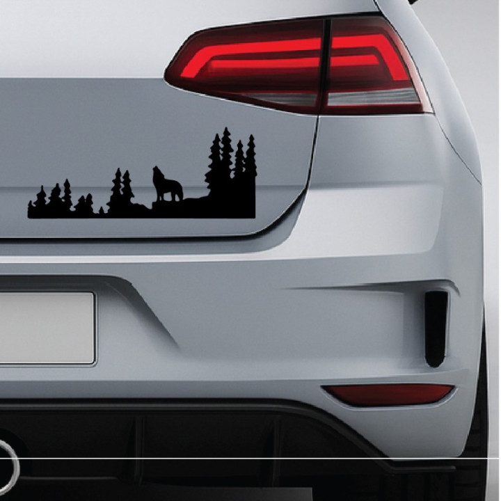 Buy Wolf 4 Decal Sticker 1 Online