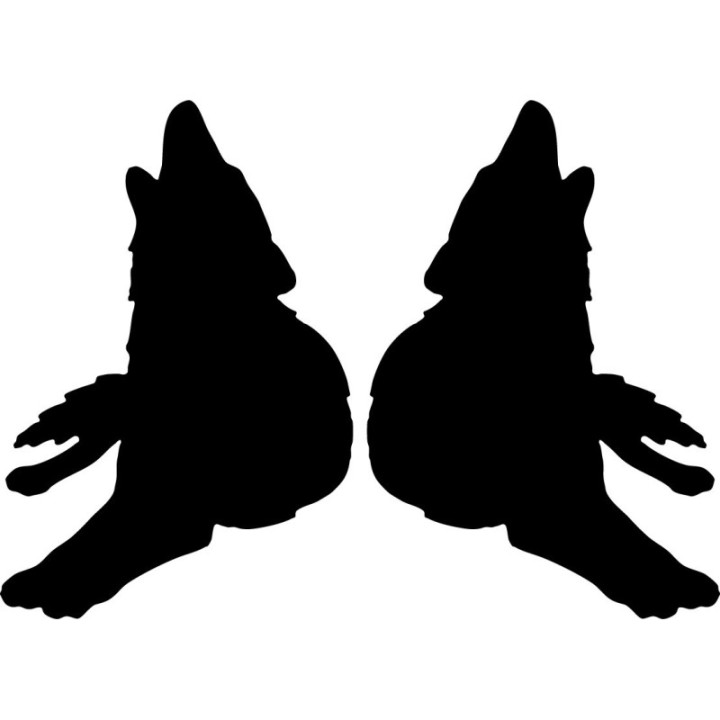 Buy Wolf 5 Decal Sticker 1 Online