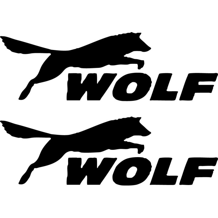 Buy Wolf Racing Decal Sticker Online