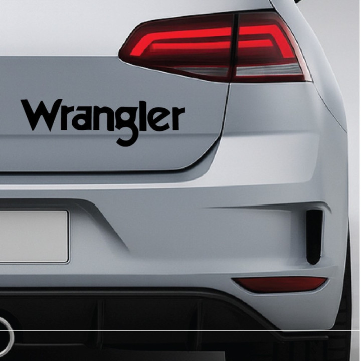 Buy Wrangler Decal Sticker Online