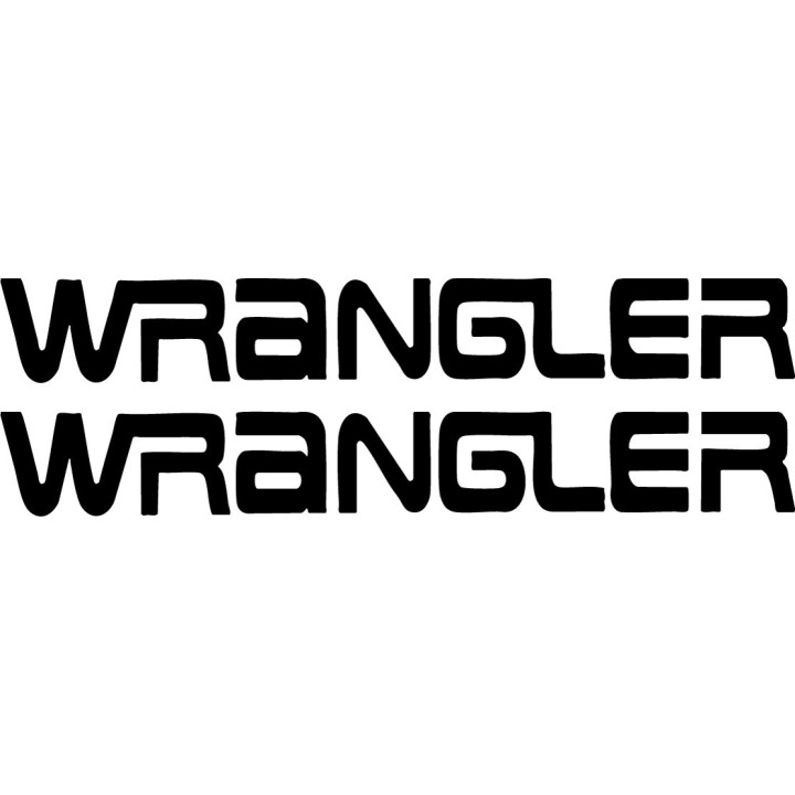 Buy Wrangler Graphic Decal Sticker Online