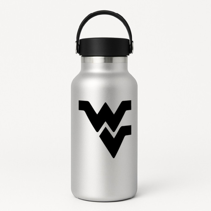 WVU West Virginia Mountaineers Stickers – Flying WV (2-Pack)