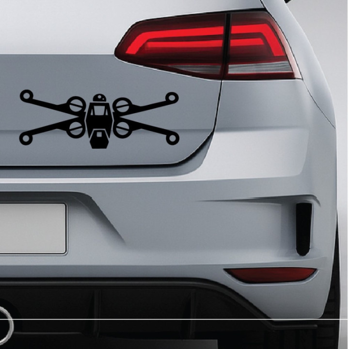 X-Wing Fighter Stickers – Star Wars Decals (2-Pack)