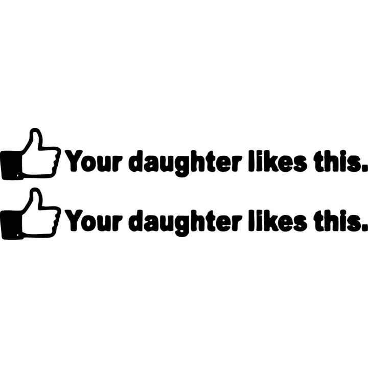 Buy Your Daughter Likes This Jdm Japanese Decal Sticker Online
