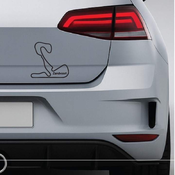 Buy Zandvoort Glen Circuit Racetrack Decal Sticker Online