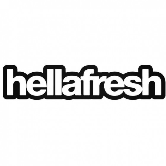Hellafresh 2 Decal Sticker