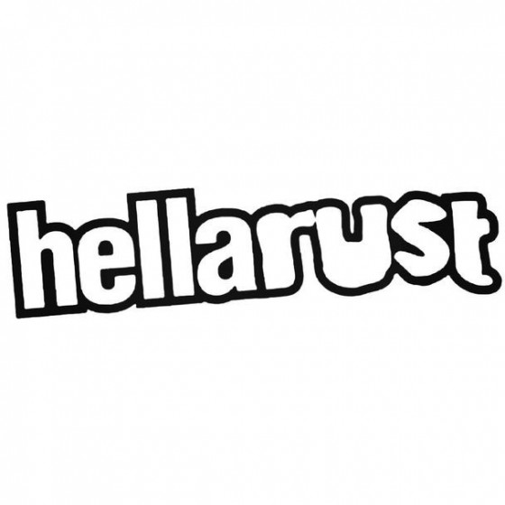 Hellarust Decal Sticker