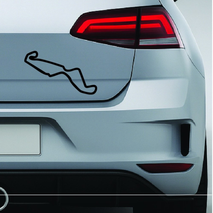 Assen TT Circuit Stickers – Dutch TT MotoGP Track (2-Pack)