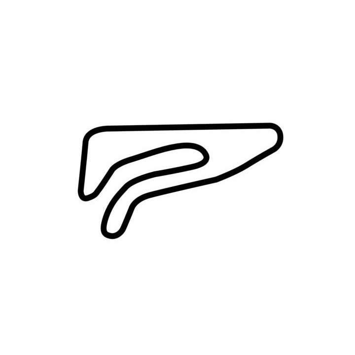 Athens Circuit Megara Stickers – Track Map Decals (2-Pack)