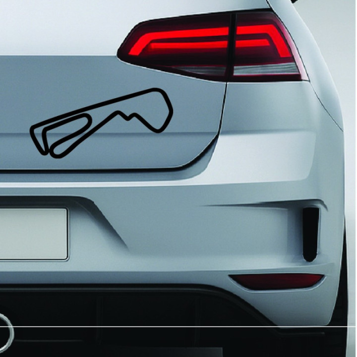 Autodromo dell'Umbria Stickers – Magione Circuit (2-Pack)
