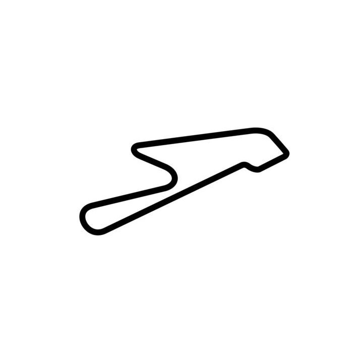 Bedford Autodrome North Circuit Stickers (2-Pack)