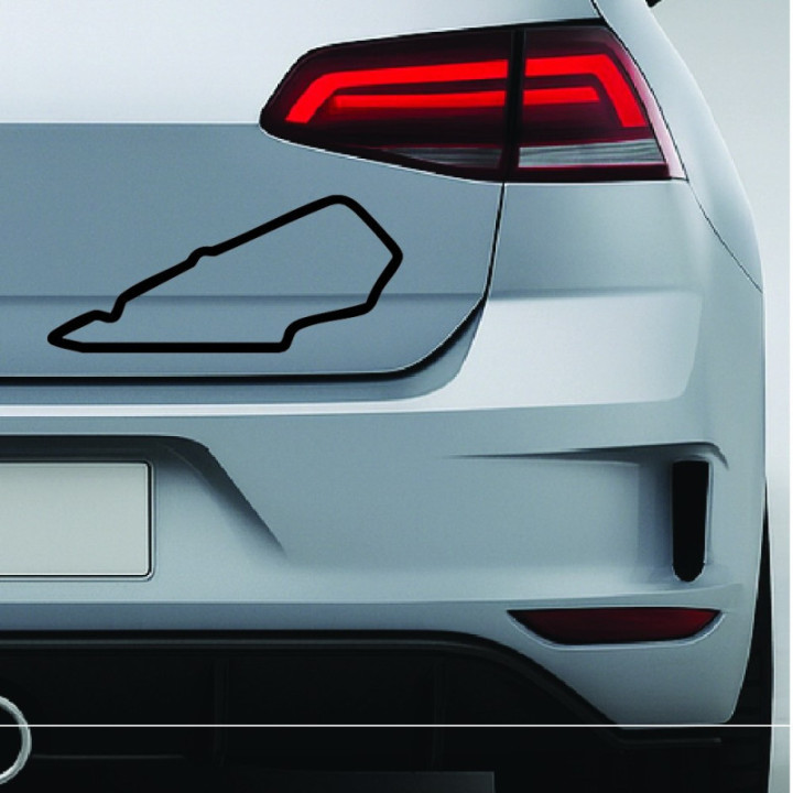Bedford Autodrome South Circuit Stickers – Track Decals (2-Pack)