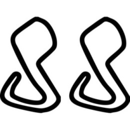 Brands Hatch Stickers – GP Circuit Track Map Decals (2-Pack)