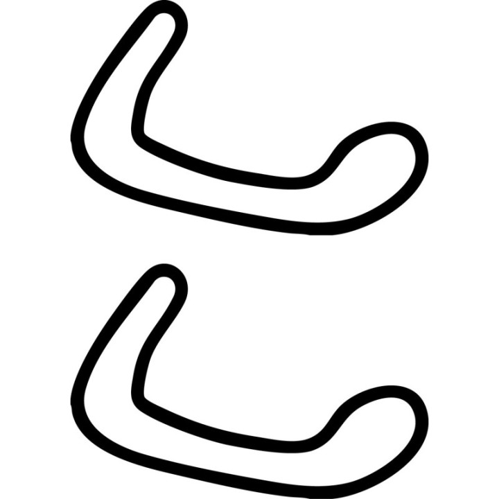 Brands Hatch Indy Circuit Stickers – Racetrack Decals (2-Pack)