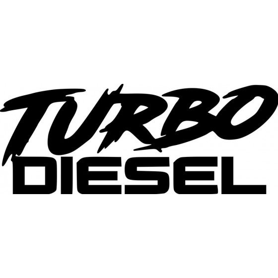 Turbo Diesel Sticker Vinyl...
